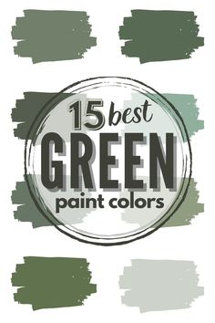 the 15 best green paint colors