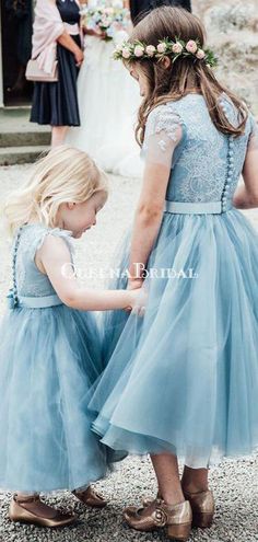 Christian Wedding Dress, Pale Blue Dresses, Ring Bearer Flower Girl, Flower Girl Dresses Blue, Long Flower Girl Dresses, Dresses With Lace, Blue Organza