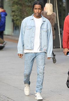 asos-mw-dd-article-normcore-5 Fashion Killa Asap Rocky, Asap Rocky Fashion, Looks Streetwear, Jean Jacket Outfit, Gucci Jeans, Pretty Flacko, Fashion Week Outfit, Asap Rocky