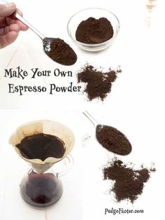 how to make your own espresso powder