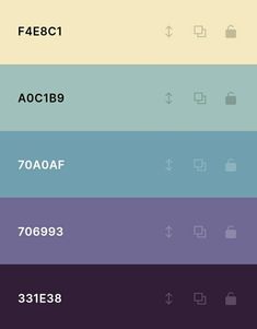 the color scheme for an iphone phone with different colors and font on each side, including blue