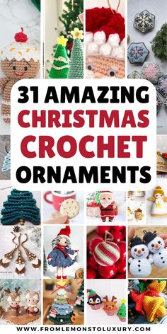 christmas crochet ornaments Sweater Ornament Crochet, Crochet Christmas Gift Ideas Free Pattern, Crochet Christmas Ornaments Free Pattern Granny Squares, Quick And Easy Crochet Christmas Decorations, Crochet Ugly Christmas Sweater Ornament Free Pattern, Free Crochet Bauble Patterns, Crochet Sweater Ornaments Free Pattern, Crocheted Christmas Ornaments Patterns, Crochet Christmas Patterns Free Simple