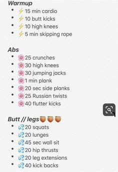 an info sheet with instructions for how to use the weight limit in this workout plan