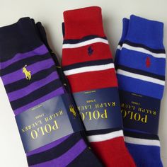 Polo Ralph Lauren Socks 6 Pairs Dress Socks Total Striped Designs On All Pairs Pony Logo Embroidery On All Sock Size 10-13, Fits Shoe Size 6-12.5 Brand New With Tags Sold As Shown Bundle. Will Not Be Separated Individually. Pricing Is Fair And Quite Firm . Please Let Us Know If You Have Any Questions. Fitted Multicolor Cotton Socks, Classic Blue Winter Socks, Blue Fitted Comfortable Socks, Casual Navy Cotton Socks, Casual Blue Knee-high Socks, Ralph Lauren Socks, Mens Dress Socks, Mens Dress, Dress Socks