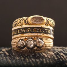 Baroque Mourning Ring with Skull and Crossbones and Cipher — Erica Weiner 1800s Jewelry, Memento Mori Jewelry, Baroque Floral, Georgian Jewelry, Diamond Mines, Antique Jewellery Designs, Georgian Era, Love Token, Unusual Jewelry