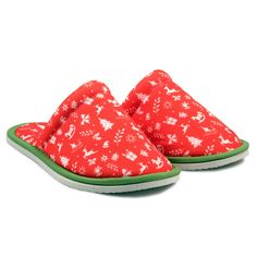 Chochili Christmas Designed Home Slipper for MenNot wearing slippers at home?You allow the heat of the body to get out through the feet. As the body keeps losing the heat, blood circulation decreases and it leads to many common health problems.Try our slippers for women Christmas Designed Slipper Male adults Silent and warm walks Lightweight Soft and comfortable Washable Sound-proof sole Easy put on and taken off Combed fabric Men Sizes US 8 - US 10 and 42-43 EU Comfortable to wear due to its sp Red Comfortable Slip-on Slippers, Comfortable Red Slip-on Slippers, Red Non-slip Indoor Slippers, Red Round Toe Slippers For Indoor Use, Red Non-slip Slip-on Slippers, Home Slippers, Slippers For Women, Women Christmas, House Slippers