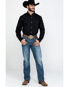 Cody James Core Black Solid Performance Twill Long Sleeve Western Shirt , Black Chambelanes All Black, Chambelanes Outfits Quinceanera Vaquero Gold, Western Black Button-up Shirt, Black Western Button-up Shirt, Western Style Black Button-up Shirt, Black Long Sleeve Shirt With Back Button Closure, Black Long Sleeve Western Shirt, Western Collared Shirt With Button Closure, Western Long Sleeve Shirt With Button Closure