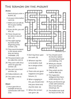 the christmas crossword is shown in red and white with words on it, as well as