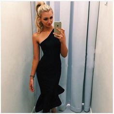 Trendy Sexy Women Mermaid Bodycon Slim Evening Party Cocktail Short Dress Dresses For A Wedding, Mermaid Midi Dress, Bandage Dress Black, Ruffle Bodycon, Bandage Midi Dress, Elegant Party Dresses, White Dress Party, Evening Party Dress, Midi Dress Sleeveless