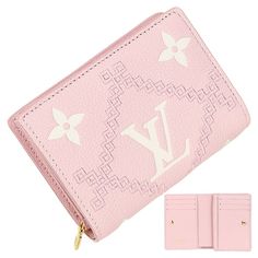 Louis Vuitton Portefeuille Broderie Monogram Implant Calf Leather Pink Gold Wallet Flap Lv Size About: Width 10cm X Height 19cm X Depth 1.5cm Weight About 110g Gold Wallet, Louis Vuitton Bags, Pink Gold, Pink And Gold, Louis Vuitton Bag, Calf Leather, Louis Vuitton, Monogram, Bag Lady