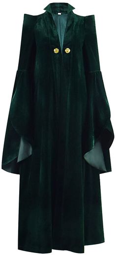 PRICES MAY VARY. Adult Female Professor McGonagall Costume Hogwarts Witch Cosplay Halloween Cloak Uniform Velvet Robe. Material: Velvet Fabric.The fabric is high quality,soft,comfortable and exquisite. Occasions: This costume will be a great gift for Mcgonagall's fans, Suitable for cosplay party,role play,xmas halloween party,theme party,stage costumes,animation and cartoon costumes,clothing parties,etc. Size: US standard women size.Please place an order according to Amazon size chart or your bu Professor Mcgonagall Costume, Mcgonagall Costume, Hermione Costume, Green Wizard, Female Professor, Professor Mcgonagall, Minerva Mcgonagall, Halloween Suits, Witch Cosplay