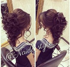 Bridal updo Bride Updo Hairstyles, Peinados Hair Styles, Bride Updo, Bridal Hairdo, Quinceanera Hairstyles, Hair Upstyles, Bridal Hair Updo, Quince Hairstyles, Baskin Robbins