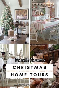 Unlock the secrets of French country Christmas decor with these seven home decorating ideas. Embrace the simplicity and sophistication of this charming style as it transforms your living space into a cozy holiday haven. Explore unique ways to adorn your home, from quaint ornaments to rustic centerpieces, and let your Christmas celebrations exude the essence of French country elegance. French Country Christmas Decorating, Country Christmas Decorating Ideas, French Country Porch, French Country Cottage Christmas, French Country Christmas Decor, French Christmas Decor, Country Christmas Decor, Country Christmas Trees, Big Christmas Tree