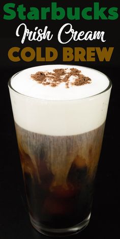 Copycat Starbucks Irish Cream Cold Brew Irish Cream Cold Brew, Traditional Christmas Drinks, Homemade Starbucks, Cream Cold Brew, Cold Brew Coffee Recipe, Cold Brew Recipe, Copycat Starbucks, Starbucks Pumpkin, Starbucks Drinks Recipes