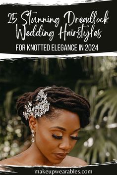 25 Stunning Dreadlocks Hairstyles for Weddings Loc Bridal Updos, Men Wedding Loc Styles, Wedding Hair With Dreadlocks, Loc Styles For Party, Updos For Locs For Women, Loc Styles For Formal Event, Updo Sisterlocks Locs Styles, Sister Loc Wedding Hairstyles, Micro Loc Wedding Styles