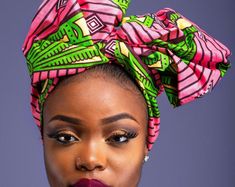 Ankara Headwrap, Wearable Sculpture, Feb 5, Bandanas, Head Wraps, Ankara, Fashion Shoes, Wax, Buy And Sell