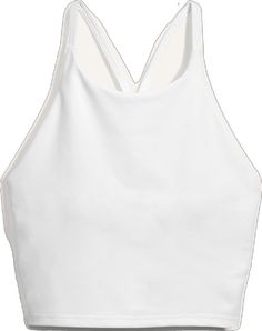 Sports Tank Top With Adjustable Straps And Strappy Back, Sporty Tank Top With Strappy Back, Athleisure Sports Crop Top With Adjustable Straps, Athleisure Crop Top With Adjustable Straps For Sports, Sporty Crop Top With Adjustable Straps And Scoop Neck, Sporty Tops For Light Exercise With Adjustable Straps, Sporty Crop Top With Straps For Gym, White T-back Top With Built-in Bra, Sporty Tops With Adjustable Straps For Light Exercise