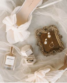 wedding flat lay, wedding details, details shots wedding, wedding detail shots Ceremony Outdoor, Loeffler Randall Shoes, Cinderella Story, Ring Boxes