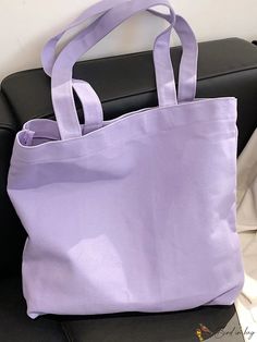 BirdinBag - Versatile Linen Shopper Bag for Students: Ideal for School, College, and Outdoor Activities Purple Handheld Bag With Large Capacity, Large Capacity Handheld Purple Bag, Purple Tote Bucket Bag For Daily Use, Purple Bucket Bag For Daily Use, Purple Canvas Shoulder Bag For Daily Use, Trendy Large Capacity Purple Bags, Casual Purple Shoulder Bag Satchel, Casual Purple Shoulder Satchel, Purple Tote Canvas Bag For Everyday