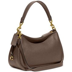 Timeless and versatile, the Soft Pebble Leather Cary Crossbody by COACH compliments any and every outfit..Small sized bag; 11'W x 7-1/4'H x 4-1/2'D (width is measured across the bottom of the bag).Silhouette is based off 5'9' model.7-1/2'L removable handle; 21-1/2'L removable strap.Zippered closure.Hardware tone varies by color.Interior snap pocket.Leather; lining: fabric.Dry clean.Imported Bag Silhouette, Bday Wishlist, Perfect Purse, Color Interior, Closet Door, Cute Purses, Christmas Wishlist, Lining Fabric, Free Bag