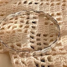 Silver Bangle Stamped 925 Recently Polished Pounded Metal Sterling Silver Bangle, Sterling Silver Bangles, Silver Bangle, Silver Bangles, Womens Jewelry Bracelets, Bangles, Women Jewelry, Sterling Silver, Silver