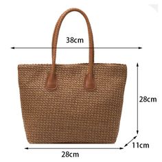 Shape: Casual ToteHandbags Type: Shoulder BagsTypes of bags: Shoulder & HandbagsOrigin: CN(Origin)Main Material: StrawClosure Type: zipperHardness: SOFTExterior: NONEStyle: BohemianLining Material: PolyesterOccasion: VersatileGender: WOMENPattern Type: KnittingNumber of Handles/Straps: TwoInterior: No PocketDecoration: NONEItem Type: Handbagsstraw bags: Women straw bagsStraw Bag: Bag for WomenShoulder Bag: Women Shoulder BagsWomen Bag: Summer Travel Bag Trendy Light Brown Bag For Vacation, Trendy Light Brown Shoulder Bag For Vacation, Trendy Light Brown Vacation Bag, Light Brown Large Capacity Bag For Vacation, Trendy Brown Shoulder Bag For Vacation, Light Brown Large Capacity Vacation Bags, Light Brown Rectangular Hobo Bag With Large Capacity, Light Brown Large Capacity Rectangular Hobo Bag, Large Capacity Light Brown Bag For Vacation