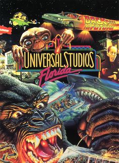 the cover art for universal studios florida