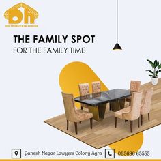 the family spot for the family time is on display in this advertisement