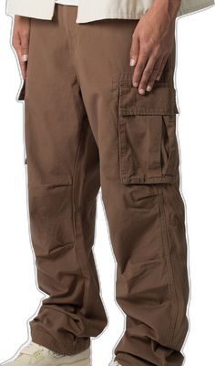 Combat Style Cotton Bottoms With Pockets, Full Length Cotton Combat Parachute Pants, Cotton Combat Bottoms With Side Pockets, Brown Baggy Full-length Cargo Pants, Combat Style Wide-leg Pants With Multiple Pockets, Combat Style Wide Leg Pants With Multiple Pockets, Combat Wide-leg Pants With Multiple Pockets, Combat Wide Leg Pants With Multiple Pockets, Combat Style Full-length Cargo Pants