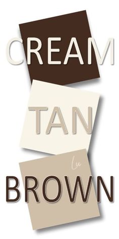 the cover of cream tan and brown