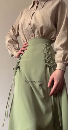 Long Skirt Fashion, Cottagecore Outfits, Fashion Top Outfits, Muslim Fashion Hijab, Mode Vintage, Fashion Sewing, Modest Outfits, Skirt Fashion, Hijab Fashion