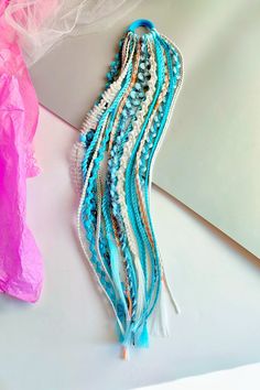 Dreadlock Ponytail Wig Blue White Braids on Hairband - Etsy Ukraine Festival Hair Wigs & Extensions, Festival Braids, Ponytail Wig, Dreadlock Extensions, Braids With Extensions, Hair Wraps, Ponytail Hairstyles, Clip Ins, Music Festival