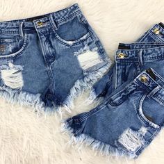 Look Short Jeans, Teen Doctor, Fashionista Clothes, Cute Jeans, Girls Wardrobe, Short Jeans, Shorts Jeans, Denim Shorts Women