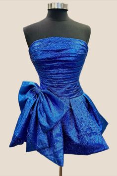 Royal Blue Short Homecoming Dress 2024 Red Carpet Short Dress, Carpet Dress, Royal Blue Shorts, Homecoming Ideas, Cute Homecoming Dresses, A Line Shorts, Short Homecoming Dress, Red Carpet Dresses, Homecoming Dress