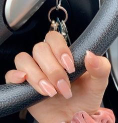 Natural Acrylic Nails, Milky Nails, Blush Nails, Soft Nails, Acrylic Nails Coffin Short, Best Acrylic Nails