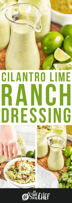 the recipe for cilantro lime ranch dressing