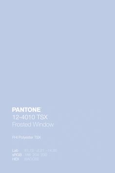 the pantone 12 - 4 / 10 x frosted window is shown in blue