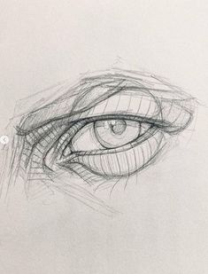 Eye Sketch Sketch features Pencil Drawing For Beginners, Eye Sketch, Human Anatomy Drawing, 얼굴 그리기, Anatomy Sketches, Anatomy For Artists, Drawing For Beginners, Anatomy Drawing