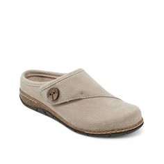 Earth-Ezra Clog Don't sacrifice style for comfort when you have the Ezra clog from Earth. This slip-on promotes sustainability with its recycled lining and outsole. Suede upper offers a luxurious appeal while memory foam cushioning cradles your feet. Cushioned Footbed Mules With Round Toe, Comfortable Round Toe Mules With Cushioned Footbed, Comfortable Cushioned Round Toe Mules, Comfortable Clogs With Textured Footbed, Comfortable Slip-on Clogs With Removable Insole, Comfortable Clogs With Ortholite Insole, Comfortable Round Toe Mules With Arch Support, Comfortable Mules With Arch Support, Round Toe, Comfortable Mules With Arch Support And Round Toe