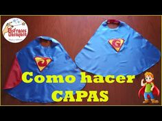 two children's capes with the words como hacer capas