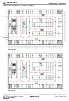 the floor plan for an office building with two separate rooms and one room on each side