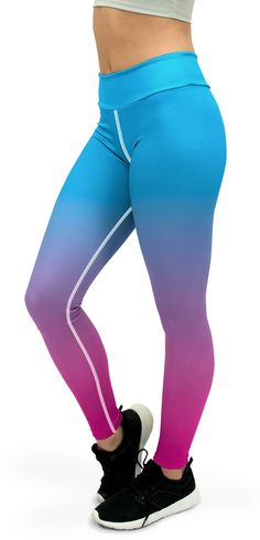 Super soft, stretchy and comfortable yoga pants. Compressive Blue Sportswear Bottoms, Comfort Stretch Moisture-wicking Leggings, Sporty Blue Yoga Bottoms, Moisture-wicking Comfort Stretch Leggings, Tight Full Length Bottoms For Light Exercise, 4-way Stretch Long Leggings For Sportswear, Go-dry Yoga Leggings, Blue Athleisure Bottoms For Pilates, Stretch Sportswear Pants For Light Exercise