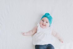 Turquoise baby turban | Top Knot Turban Handmade Baby