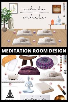 meditation room Meditation Room Aesthetic, Decor For Dresser, Living Room Wall Shelves, Room Wall Shelves, Walls Living Room