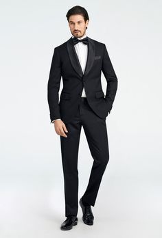 Luxury Tuxedo With Lapel Collar For Office, Fitted Lapel Collar Outerwear For Black-tie Events, Fitted Single Breasted Blazer For Black-tie Events, Luxury Office Tuxedo With Lapel Collar, Fitted Single-breasted Blazer For Black-tie Events, Tuxedo For Black-tie Events With Suit Collar, Single Breasted Blazer For Black-tie Events, Single Breasted Long Sleeve Blazer For Black-tie Events, Tuxedo Style Tailored Long Sleeve Blazer