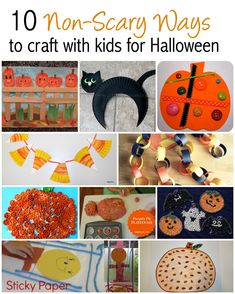 10 non - scary ways to craft with kids for halloween by mary scagy mays