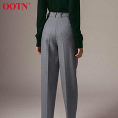 SPECIFICATIONSWaist Type: HIGHStyle: CasualSeason: Spring/AutumnPattern Type: SolidPant Style: Pencil PantsOrigin: CN(Origin)Model Number: CY5624/CK9302/TZ9817Material: PolyesterMaterial: AcrylicLength: Full LengthGender: WOMENFront Style: FlatFit Type: skinnyFabric Type: WoolenClosure Type: Button FlyBrand Name: OOTNAge: Ages 18-35 Years Old Tailored Winter Bottoms With Tapered Leg, Gray High Waist Office Pants, Gray High Waist Pants For Office, Gray High-waist Office Pants, Tailored High-waist Winter Bottoms, Non-stretch Gray Pants For Workwear, Tailored High Waist Winter Pants, Tailored High Waist Pants For Winter, Winter Office Pants In Solid Color