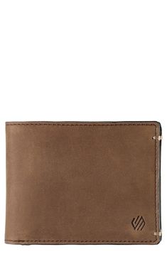 Finely textured leather elevates a smart bifold wallet that features a removable insert with extra slots for your cards and ID. Interior currency pocket; two wall pockets; six card slots; removable insert with ID slot and six card slots Leather Imported Brown Bifold Wallet With Rfid Blocking, Modern Bifold Wallet With Card Slots, Leather Bifold Wallet With Coin Pocket, Leather Bifold Wallet With Rfid Blocking, Leather Wallet With Coin Pocket For Everyday Use, Modern Bifold Wallet With Interior Card Slots, Leather Bifold Wallet With Leather Lining, Bifold Wallets For Daily Use, Classic Leather Wallet With Interior Card Slots