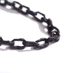 ULA CHAIN NECKLACE | BLACK OXIDIZED 925 STERLING SILVER – JEWELRYLAB Black Sterling Silver Link Chain Necklace, Black Sterling Silver Link Necklace, Celebrity Bracelets, Swimming Ocean, Black Chain Necklace, Punk Rock Jewelry, Chain Link Necklace Silver, Thick Chain Necklace, Sterling Silver Choker