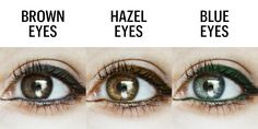 Make your born-with-it shade pop. Hazel Green Eyes, Eyeliner Color, Eyeliner For Beginners, Perfect Eyeliner, Eyeliner Styles, Brown Eyeliner, Best Eyeliner, Eye Liner Tricks, Smoky Eyes